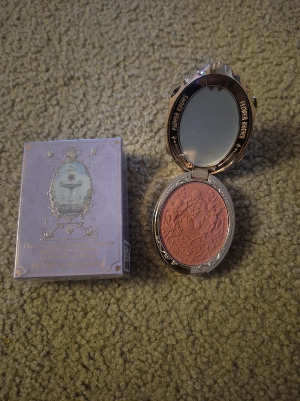 Flower Knows Strawberry Rococo Series Embossed Blush Little Cranberry